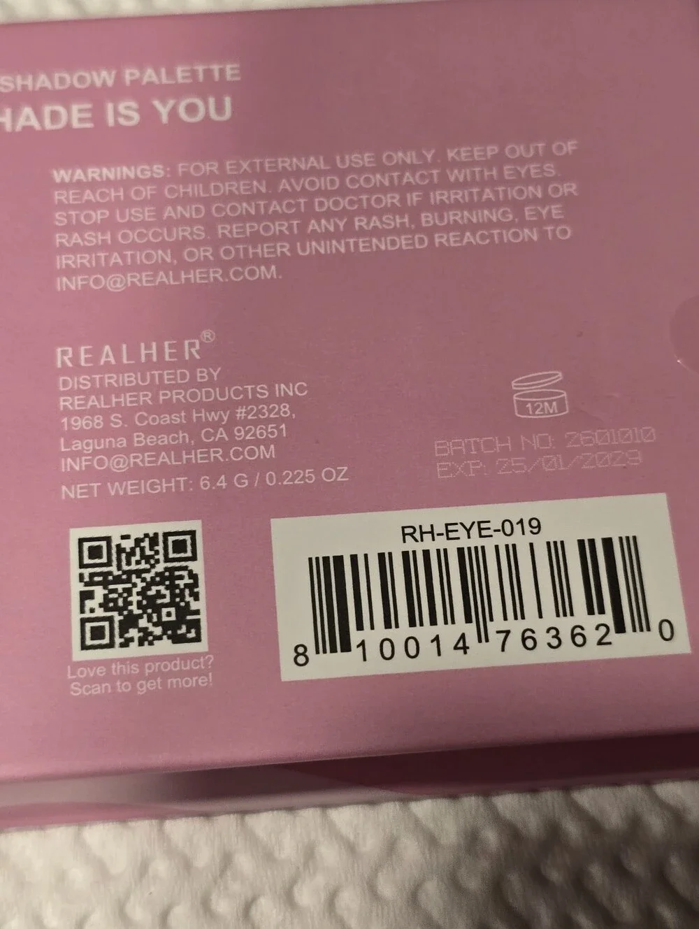 RealHer Every Shade Is You Eyeshadow Palette